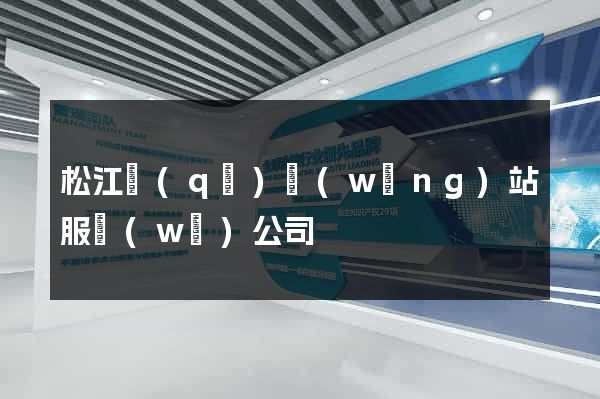 松江區(qū)網(wǎng)站服務(wù)公司