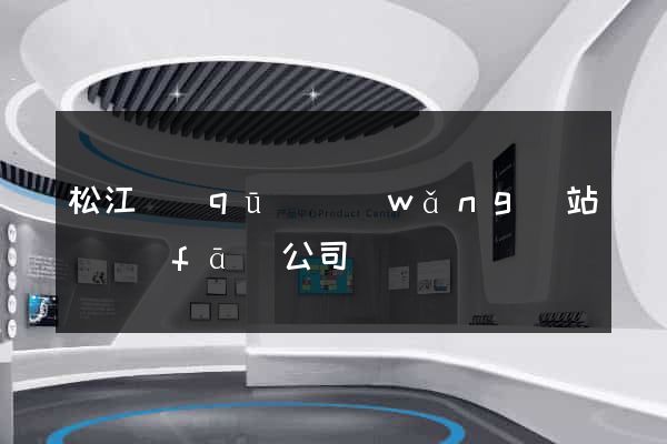 松江區(qū)網(wǎng)站開發(fā)公司