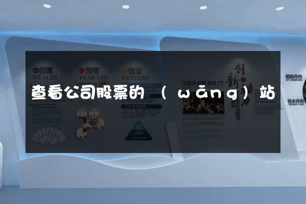 查看公司股票的網(wǎng)站