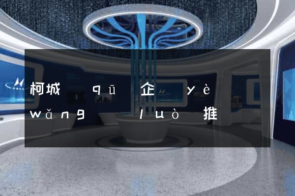 柯城區(qū)企業(yè)網(wǎng)絡(luò)推廣