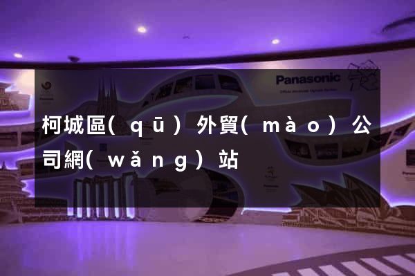 柯城區(qū)外貿(mào)公司網(wǎng)站