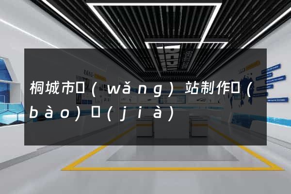 桐城市網(wǎng)站制作報(bào)價(jià)