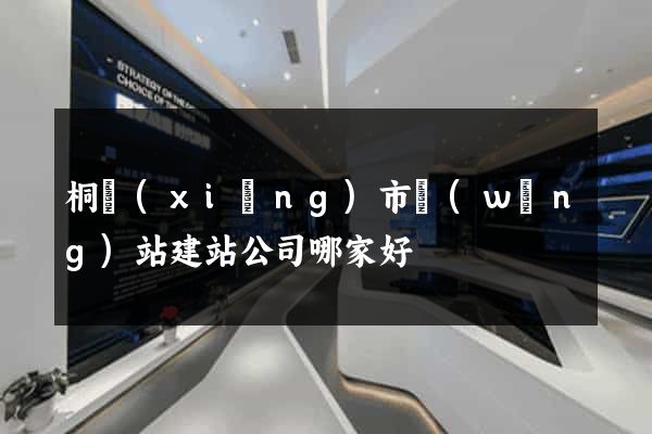 桐鄉(xiāng)市網(wǎng)站建站公司哪家好