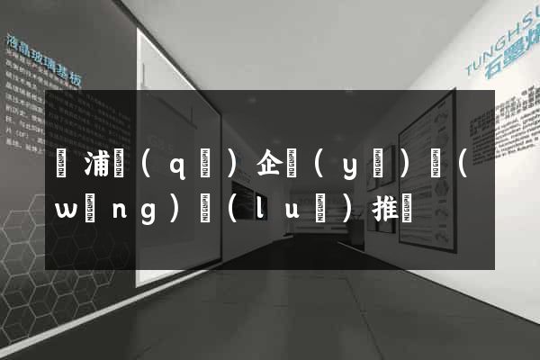 楊浦區(qū)企業(yè)網(wǎng)絡(luò)推廣