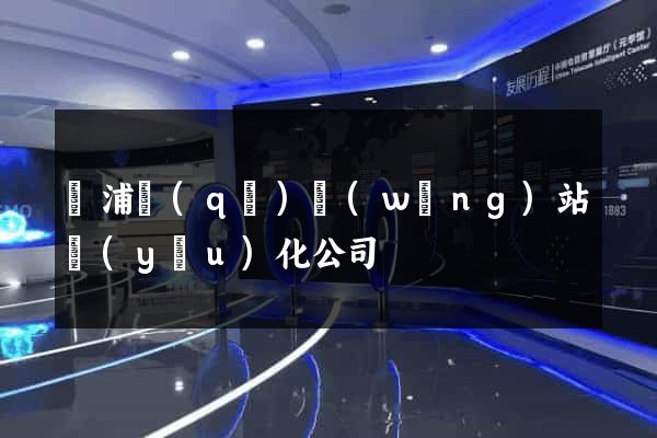 楊浦區(qū)網(wǎng)站優(yōu)化公司