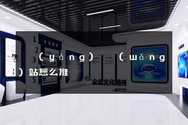 樅陽(yáng)縣網(wǎng)站怎么推廣