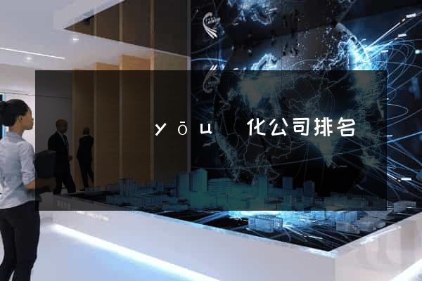 樅陽縣優(yōu)化公司排名