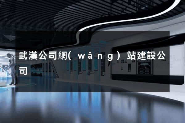 武漢公司網(wǎng)站建設公司