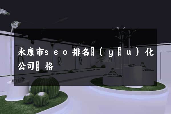 永康市seo排名優(yōu)化公司價格