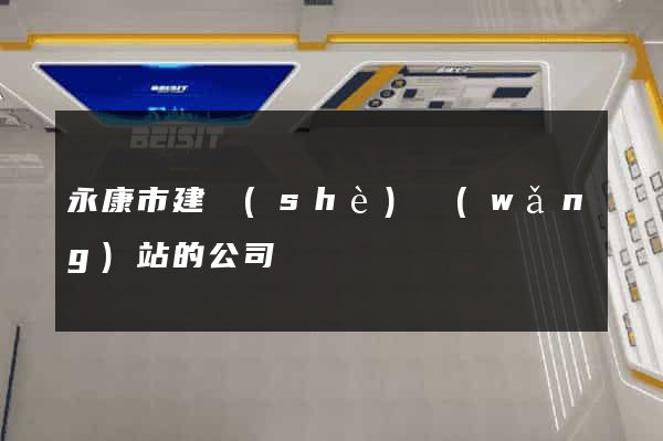 永康市建設(shè)網(wǎng)站的公司