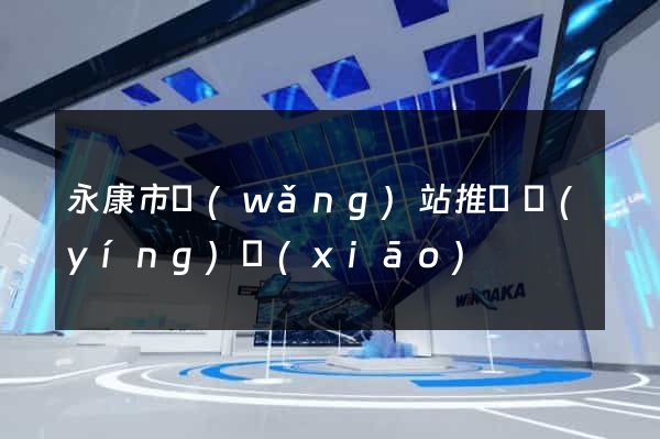 永康市網(wǎng)站推廣營(yíng)銷(xiāo)