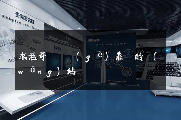 求老哥給幾個(gè)靠譜的網(wǎng)站