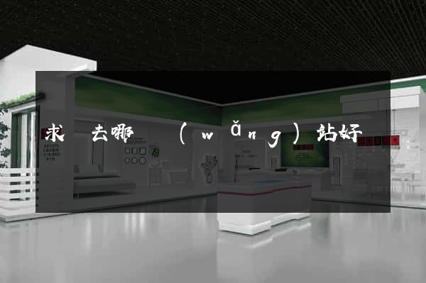 求職去哪個網(wǎng)站好