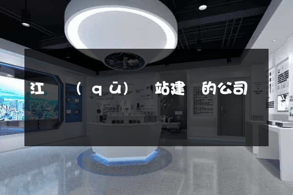 江寧區(qū)網站建設的公司