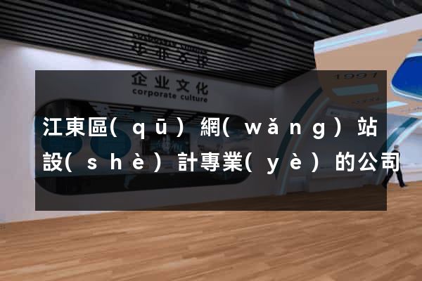 江東區(qū)網(wǎng)站設(shè)計專業(yè)的公司