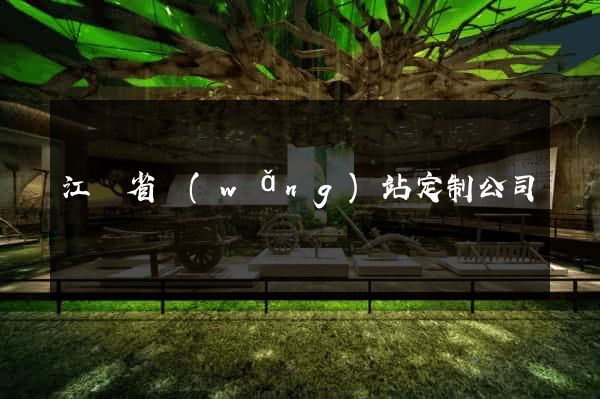 江蘇省網(wǎng)站定制公司