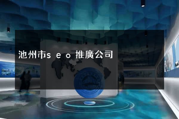 池州市seo推廣公司
