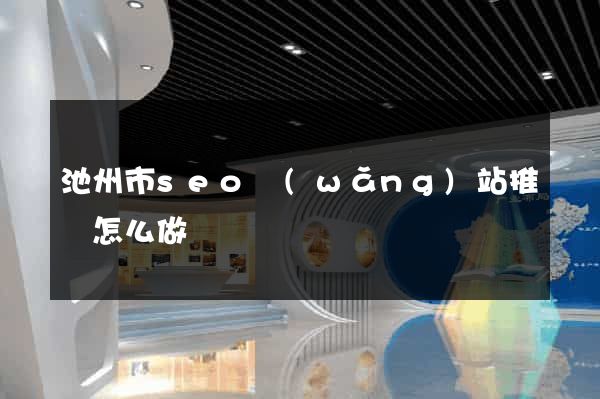 池州市seo網(wǎng)站推廣怎么做
