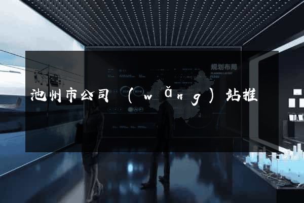 池州市公司網(wǎng)站推廣