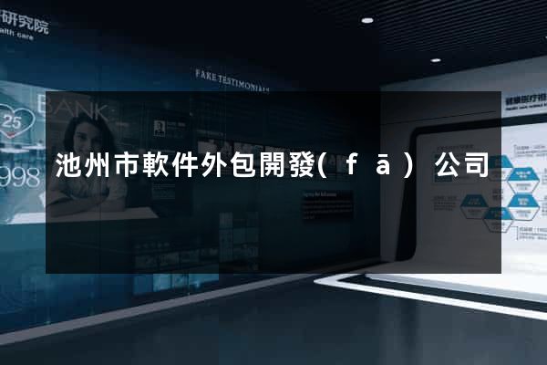 池州市軟件外包開發(fā)公司