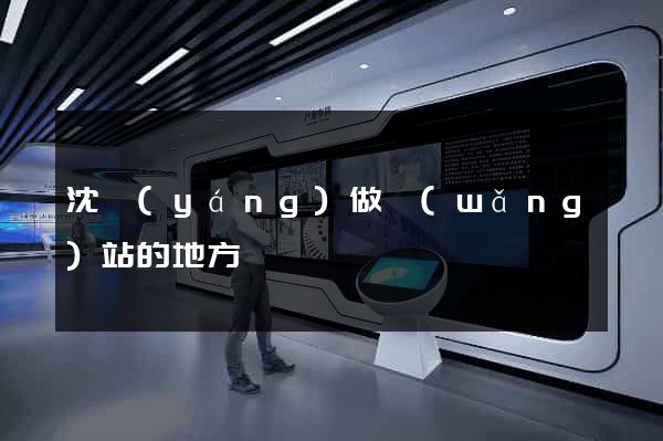 沈陽(yáng)做網(wǎng)站的地方