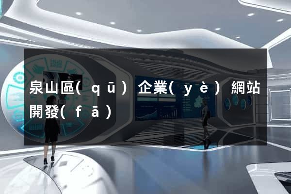 泉山區(qū)企業(yè)網站開發(fā)