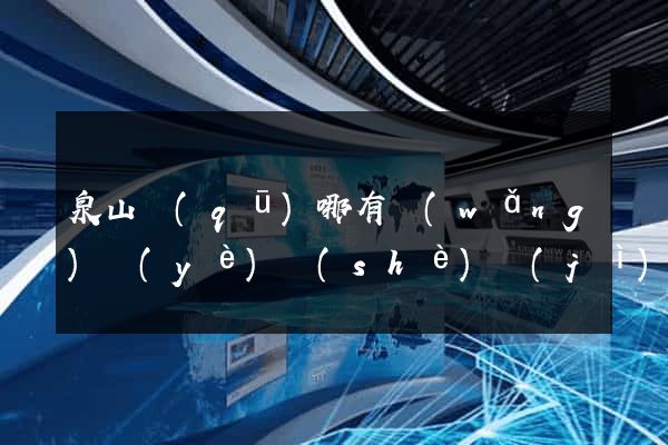 泉山區(qū)哪有網(wǎng)頁(yè)設(shè)計(jì)公司