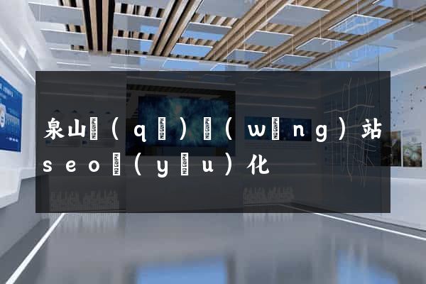 泉山區(qū)網(wǎng)站seo優(yōu)化