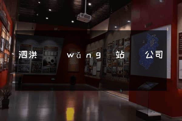 泗洪縣網(wǎng)站設計公司