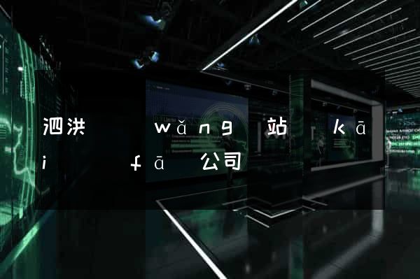 泗洪縣網(wǎng)站開(kāi)發(fā)公司