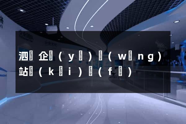 泗縣企業(yè)網(wǎng)站開(kāi)發(fā)
