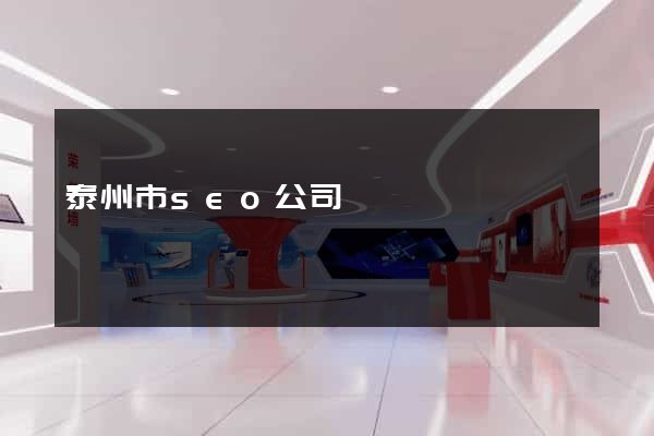 泰州市seo公司