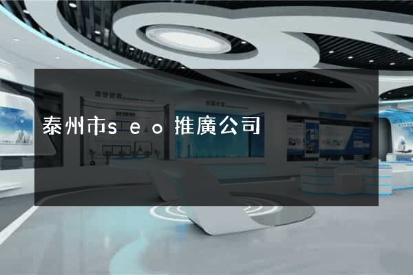 泰州市seo推廣公司