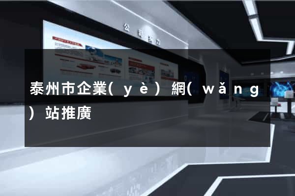泰州市企業(yè)網(wǎng)站推廣