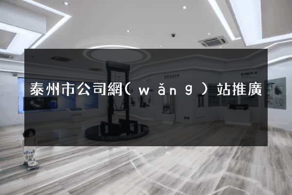 泰州市公司網(wǎng)站推廣
