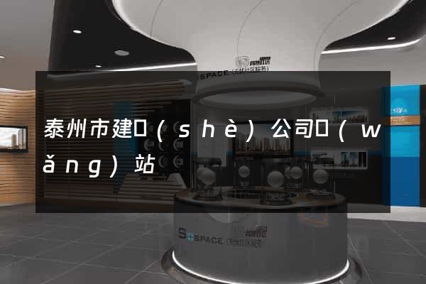 泰州市建設(shè)公司網(wǎng)站