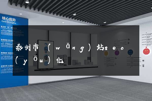 泰州市網(wǎng)站seo優(yōu)化