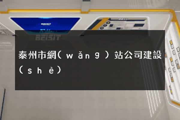 泰州市網(wǎng)站公司建設(shè)