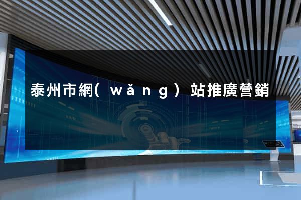 泰州市網(wǎng)站推廣營銷