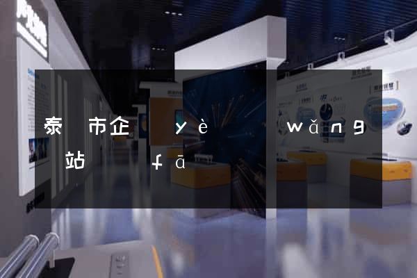 泰興市企業(yè)網(wǎng)站開發(fā)