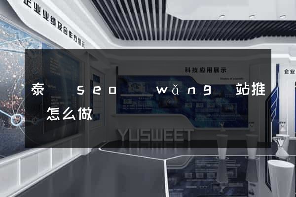 泰順縣seo網(wǎng)站推廣怎么做