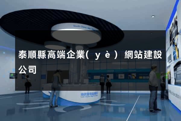 泰順縣高端企業(yè)網站建設公司