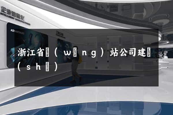 浙江省網(wǎng)站公司建設(shè)