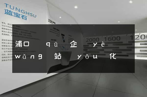 浦口區(qū)企業(yè)網(wǎng)站優(yōu)化