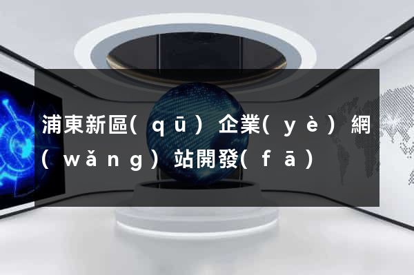 浦東新區(qū)企業(yè)網(wǎng)站開發(fā)