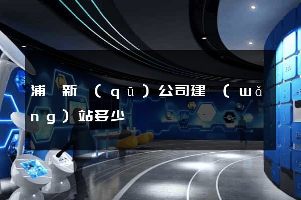 浦東新區(qū)公司建網(wǎng)站多少錢