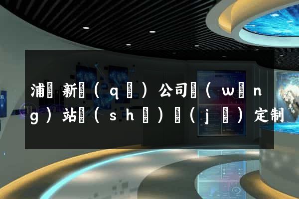 浦東新區(qū)公司網(wǎng)站設(shè)計(jì)定制