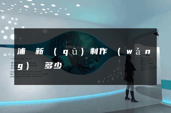 浦東新區(qū)制作網(wǎng)頁多少錢