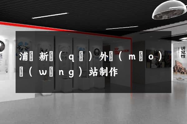 浦東新區(qū)外貿(mào)網(wǎng)站制作