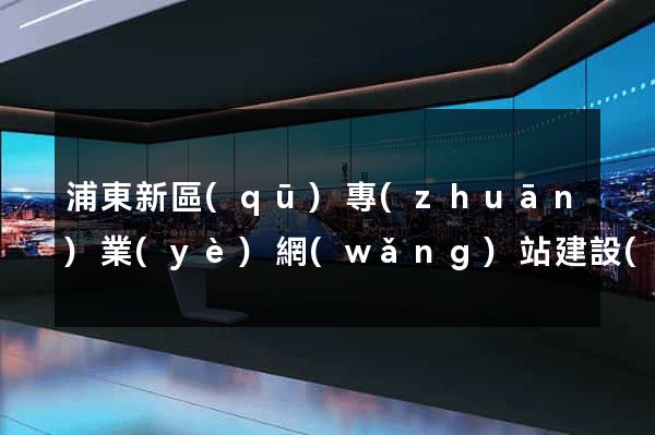 浦東新區(qū)專(zhuān)業(yè)網(wǎng)站建設(shè)